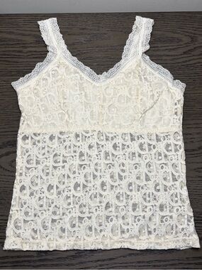 Vintage Christian Dior Trotter Monogram Lace Camisole – Galliano Era